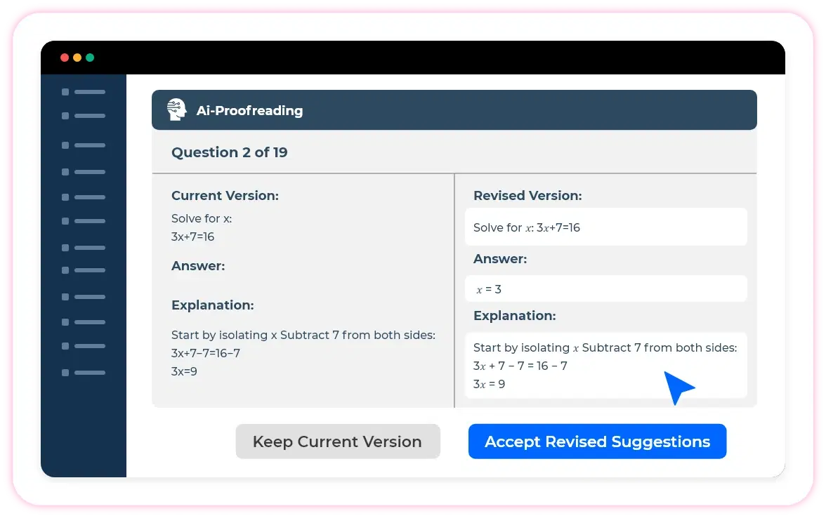 Let AI,[object Object],your assessments to perfection