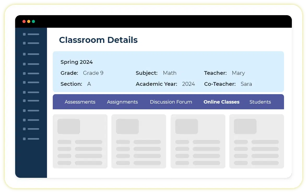 Enable online classes to facilitate,[object Object]